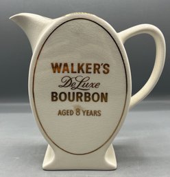 Vintage Wade Regicor Walkers Deluxe Bourbon Porcelain Pitcher - Made In England