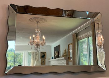 Large Beveled Wall Mirror