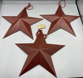 The Country House Collection Metal Stars Wall Decor - 3 Total