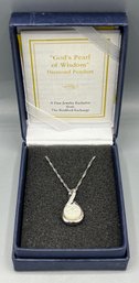 Bradford Exchange 925 Silver Necklace & Pendant Set - Wisdom - .13 OZT