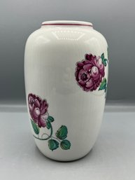 Tiffany And Co. Strasbourg Flowers Pattern Porcelain Vase