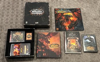 World Of Warcraft Book/behind The Scenes DVD/collector Set With 2012 Calendar - 5 Piece Lot