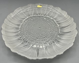 Kosta Boda Handmade Crystal Serving Platter