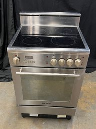 Avanti Elba 24' Pro-Style Freestanding Electric Range With 4 Radiant Elements & Convection Cooking System
