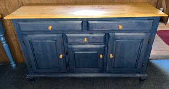 Canadel Furniture Co. Solid Wood Buffet With 3 Drawers & Storage - Made In Canada