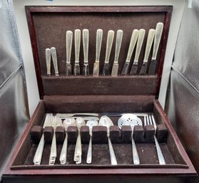 Sterling Silver Gorham Camellia Flatware Set - 43 Pieces Total - 37.85 OZT Total