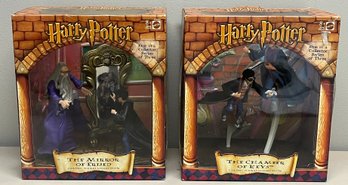 Harry Potter Classic Scenes Collection Toy Set - 2 Total - The Chamber Of Keys / The Mirror Of Erised
