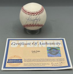 Luis Sojo Signed MLB Baseball With COA