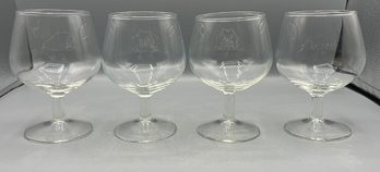 Glass Snifter Set - 4 Total