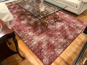 Ethan Allen Cherry La Rochelle Style Area Rug - 6FT X 9FT