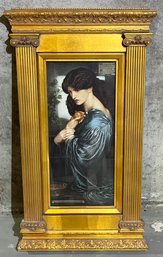 Dante Gabriel Rosetti Column Style Framed Print - Proserpine