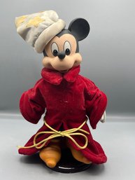 Disney Sorcerer Mickey Mouse Hand Painted Porcelain Collectible Doll With Stand - #9689/10000