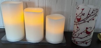 LED Candles Lot Of 4