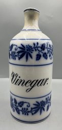 Handpainted Stoneware Vinegar Pitcher - Made In Germany