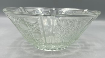 Decorative Cut Glass Candy Bowl