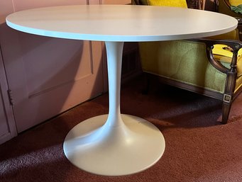 IKEA White Docksta 2 Piece Table- Comes With Hardware