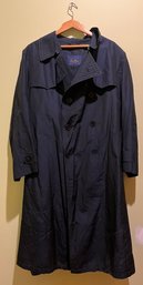 Vintage Sulka  -silk Mens Coat - Size Large - Made In Italy