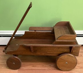 Decorative Solid Wood Wagon
