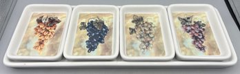 I. Godinger Porcelain Sectional Relish Tray Set - 5 Piece Lot