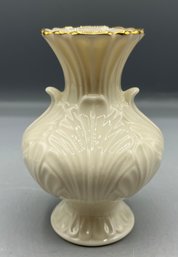 Lenox Elfin Collection Porcelain Bud Vase With 24K Gold Trim