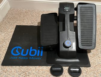 Cubii F3A2 Under Desk Elliptical With Built In Display Monitor - Mat Included
