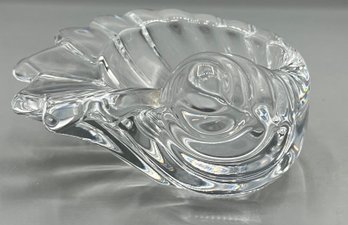 Art Crystal Shell Style Bowl - Made In France