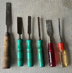 Assorted Hand Chisels - 6 Total