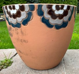 Decorative Outdoor Terracotta Garden Planter With Drain Hole