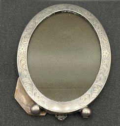 Antique Sterling Silver Engraved Picture Frame - 1.85 OZT