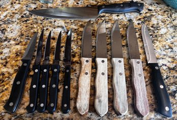 Assorted Steak Knives - Lot Of 11
