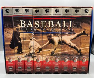 BASEBALL - A Film By Ken Burns - 9 VHS Tapes - Complete Set, Pre-Owned
