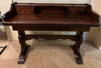 Solid Wood Desk With 3 Drawers