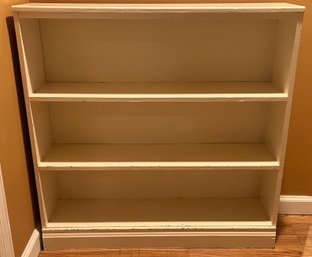 Solid Wood 3-Shelf Bookcase