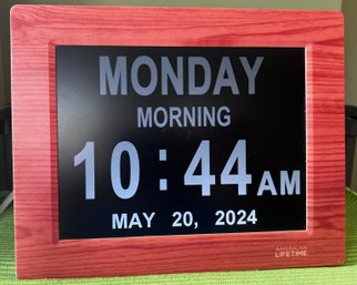 American Lifetime Digital Clock & Calendar