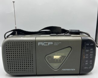 Sound Design AM/FM Radio Cassette Player - Model4610GRY