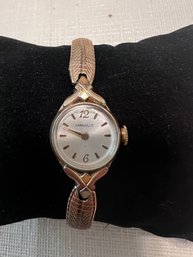 10k GF Gold Caravelle Women's Watch 3.95 Grams