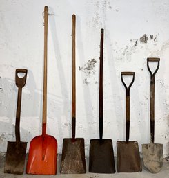Assorted Garden Shovels - 6 Total