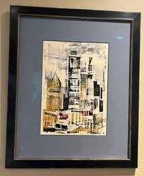 Artist Signed Watercolor Framed