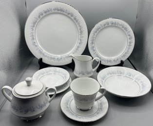 Noritake Marywood Contemporary Fine China Set #2181 - Made In Japan - 41 Pieces Total