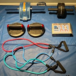 Assorted Gym Fitness Accessories - 7 Total