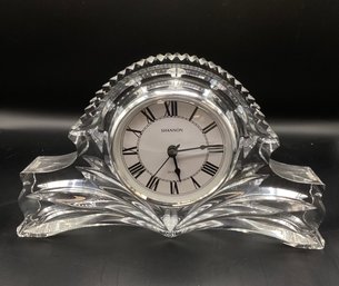 Shannon Crystal Mantle Clock