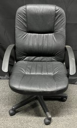 Office Star Products Faux Leather Office Chair On Wheels