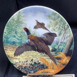 Limited Edition Of 'Pheasants In Flight' Royal Grafton Collectible