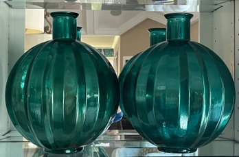 Decorative Glass Vases - 2 Total