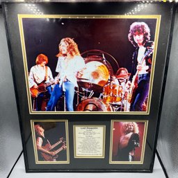 Led Zeppelin The Band Memorabilia Framed