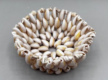 Trinket Dish Made Out Of Seashells