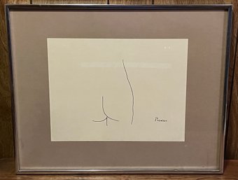 Picasso Framed Print - La Femme