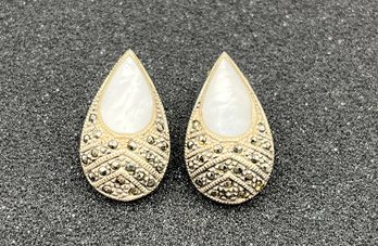 925 Silver Opal Earring Set - .22OTZ