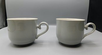 Lucci Regency Stoneware Mugs, 2 Piece Lot