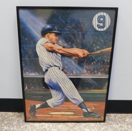 Robert Stephen Simone 1986 Roger Maris 9 Lithograph 18' X 24'